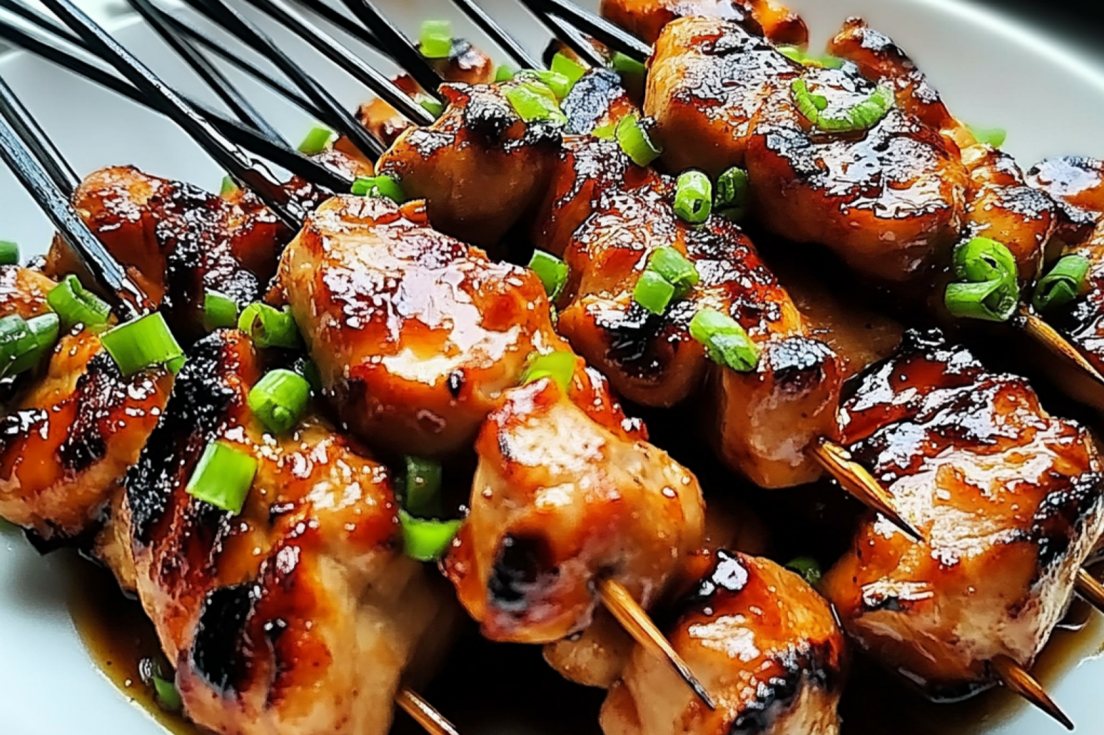 Honey Garlic Asian Chicken Kabobs