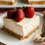Delicious No-Bake Greek Yogurt Cheesecake Squares 4 No-Bake Greek Yogurt Cheesecake Squares