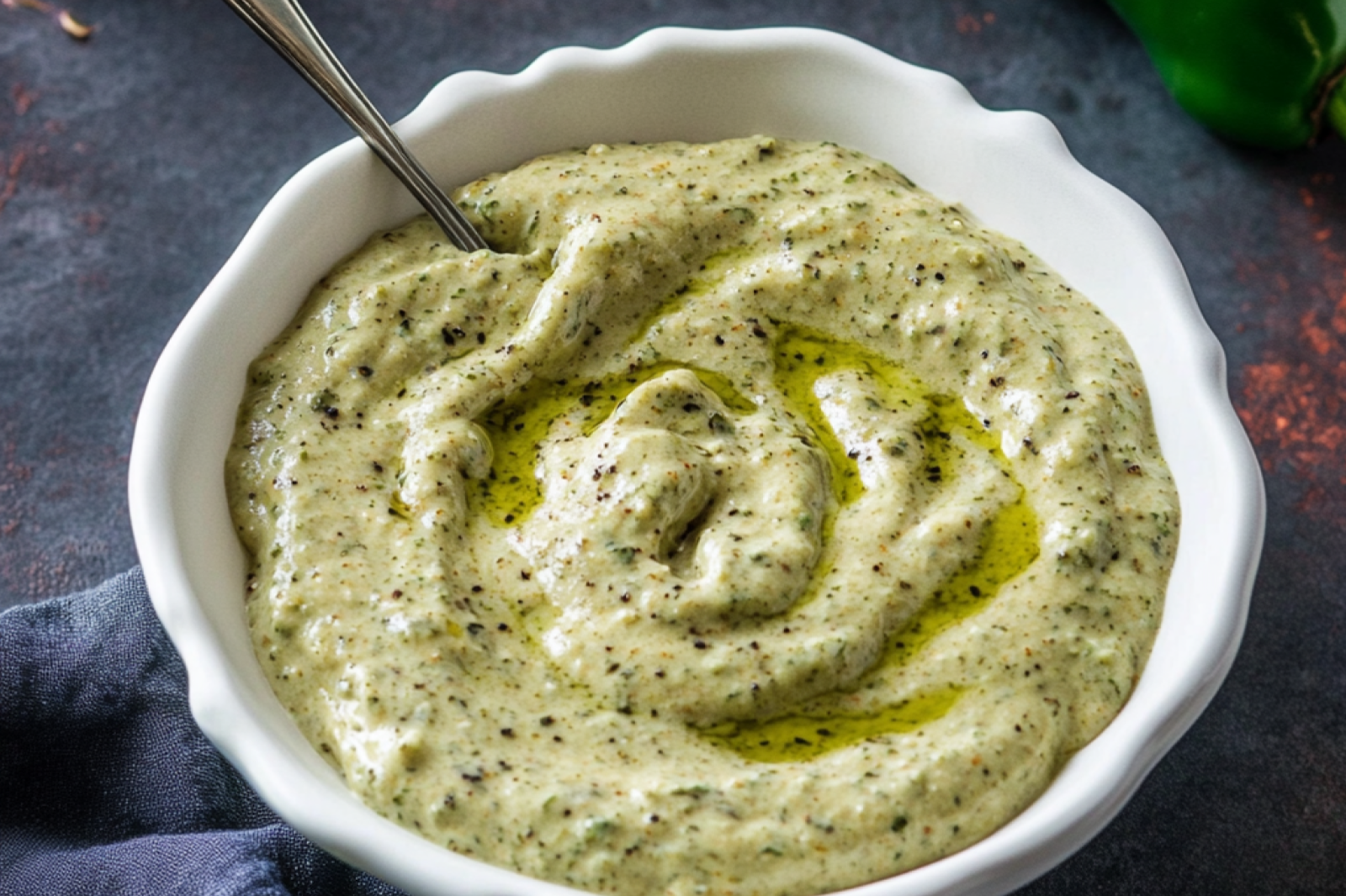 Roasted Poblano Cream Sauce