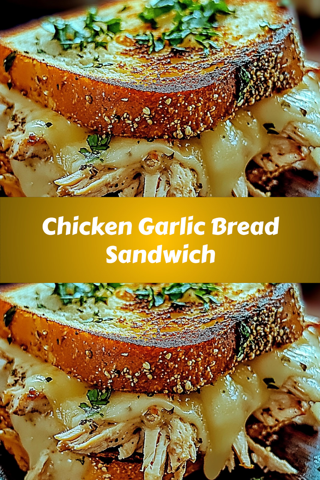 How to make delicious Chicken Garlic Bread Sandwich easily at home