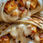 Cheesy Garlic Chicken Wraps for Easy Weeknight Dinners 2 Cheesy Garlic Chicken Wraps