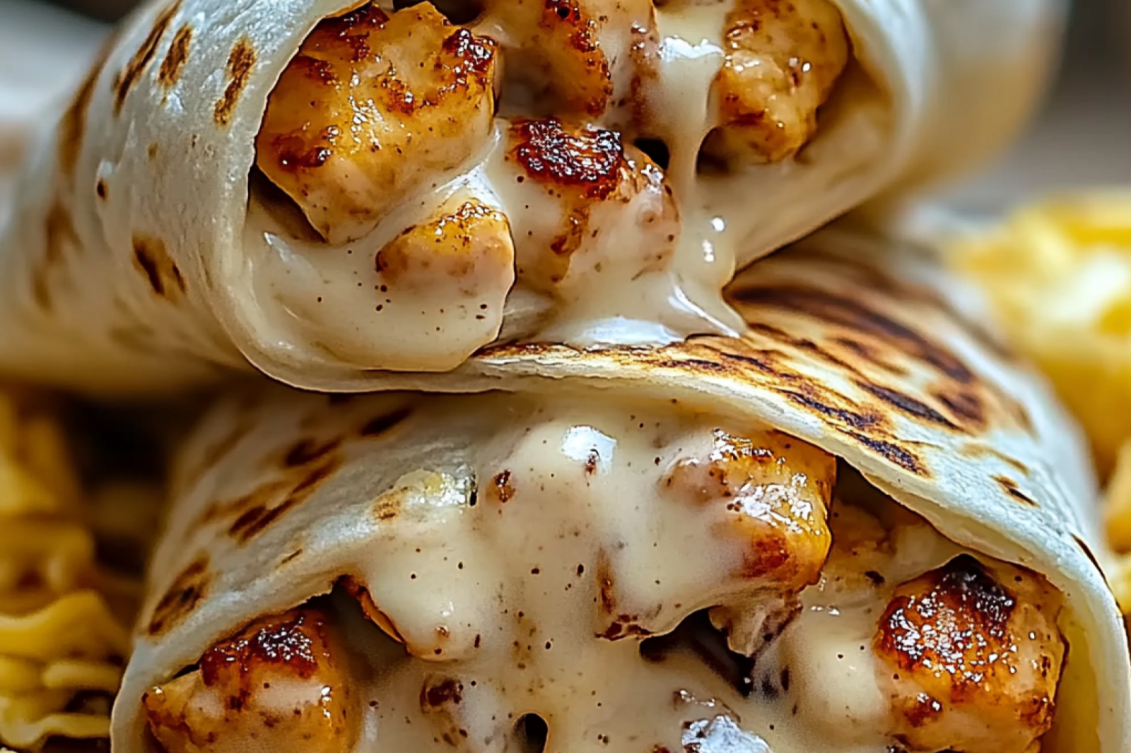 Cheesy Garlic Chicken Wraps for Easy Weeknight Dinners