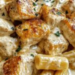 Creamy Garlic Butter Chicken Rigatoni with Parmesan 2 Creamy Garlic Butter Chicken and Rigatoni in Parmesan Sauce