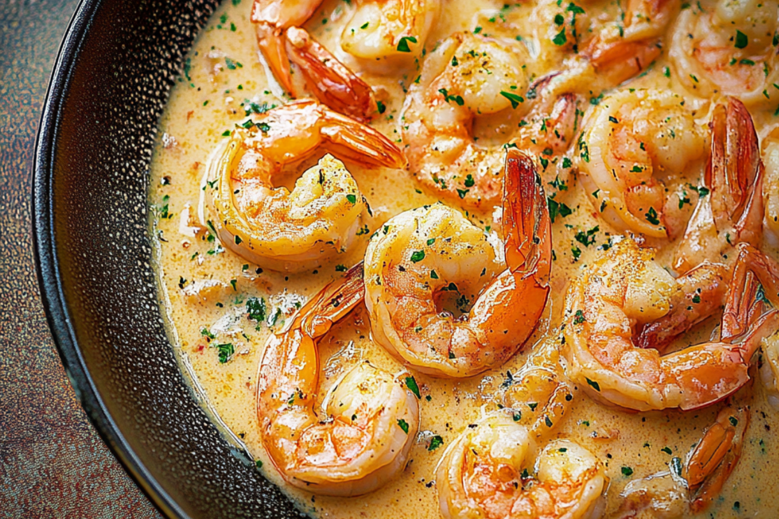 Creamy Garlic Shrimp