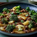 Delicious Keto Hamburger Broccoli Skillet Recipe 2 Keto Hamburger Broccoli Skillet