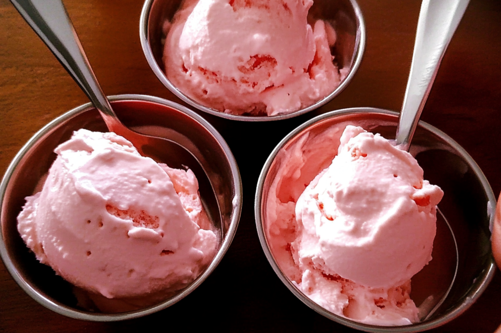 Summer Strawberries Ice Cream
