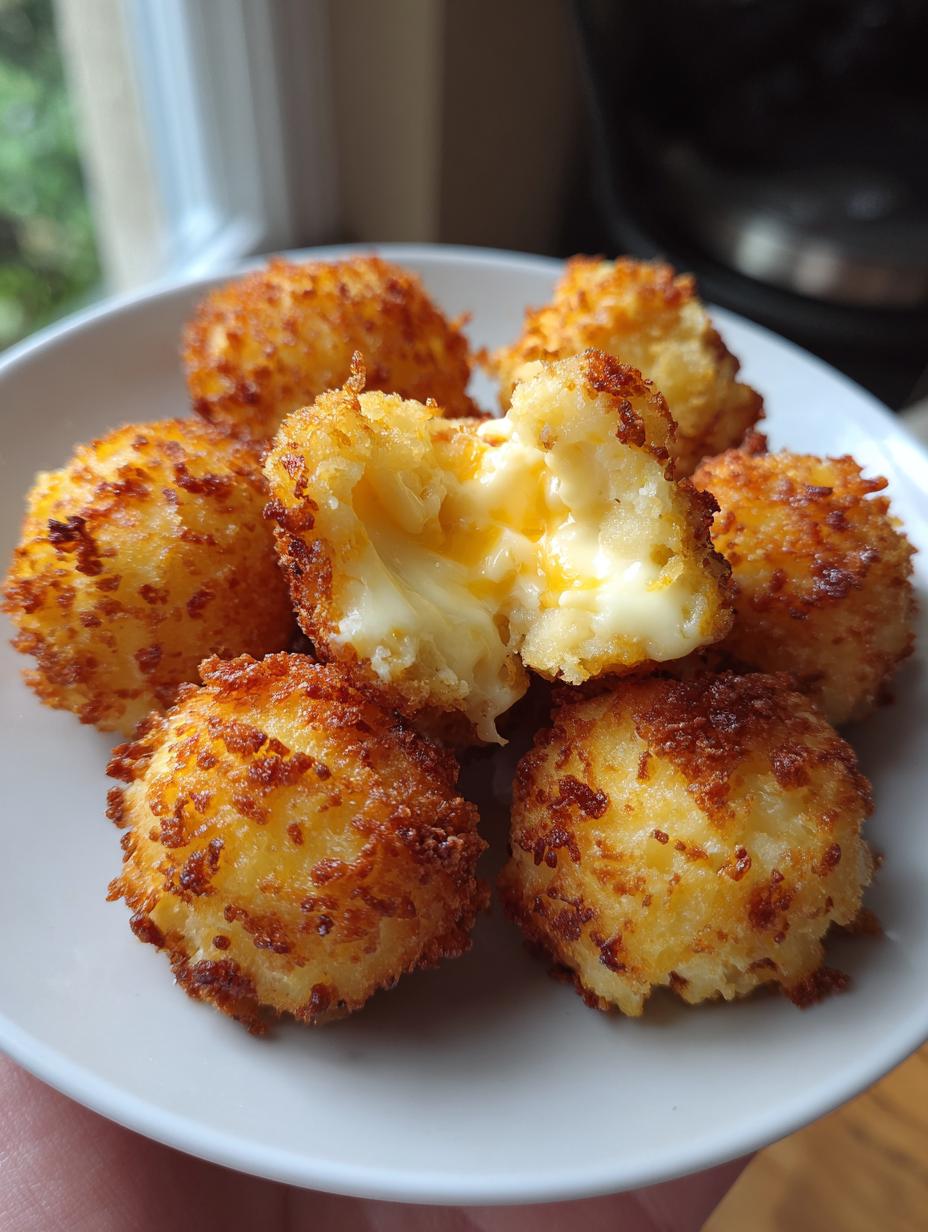 Air Fryer Cheesy Mashed Potato Balls - detail 1