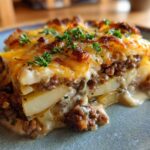 Cheesy Hamburger Potato Casserole: An Unforgettable Dish 6 Cheesy Hamburger Potato Casserole