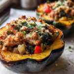 Sausage Stuffed Acorn Squash: 2 Amazing Ways 6 Sausage Stuffed Acorn Squash