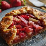 Strawberry Rhubarb Galette: Easy 1-Hour Dessert 6 Strawberry Rhubarb Galette