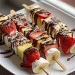 Banana Split Dessert Kabobs: 10 Min Magic 5 Banana Split Dessert Kabobs
