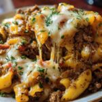 Cheesy Ground Beef Pasta: 1 AMAZING Skillet Meal 4 Cheesy Ground Beef Pasta
