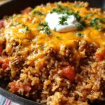 Cheesy Taco Rice: Quick, Delicious 1-Pan Meal 4 Cheesy Taco Rice