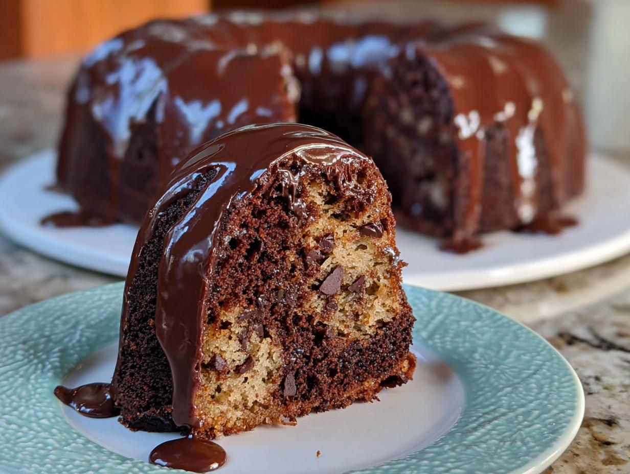 Amazing Chocolate Zucchini Bundt Cake! 2 Tips - Chocolate Zucchini Bundt Cake - additional detail