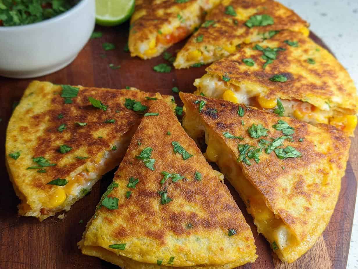 Corn Tortilla Quesadillas: 10-Minute Marvel - Corn Tortilla Quesadilla - additional detail
