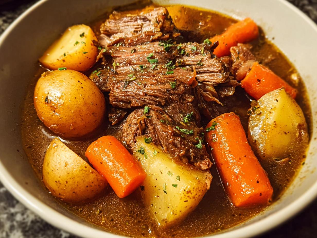 Crockpot Pot Roast: Tender, Flavorful 1-Pan Meal - Crockpot Pot Roast - additional detail