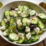 Incredible Cucumber Feta Salad with 2 herbs 4 Cucumber Feta Salad