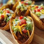 Football Taco Boats: Perfect 10 Party Bites 4 Football Taco Boats For