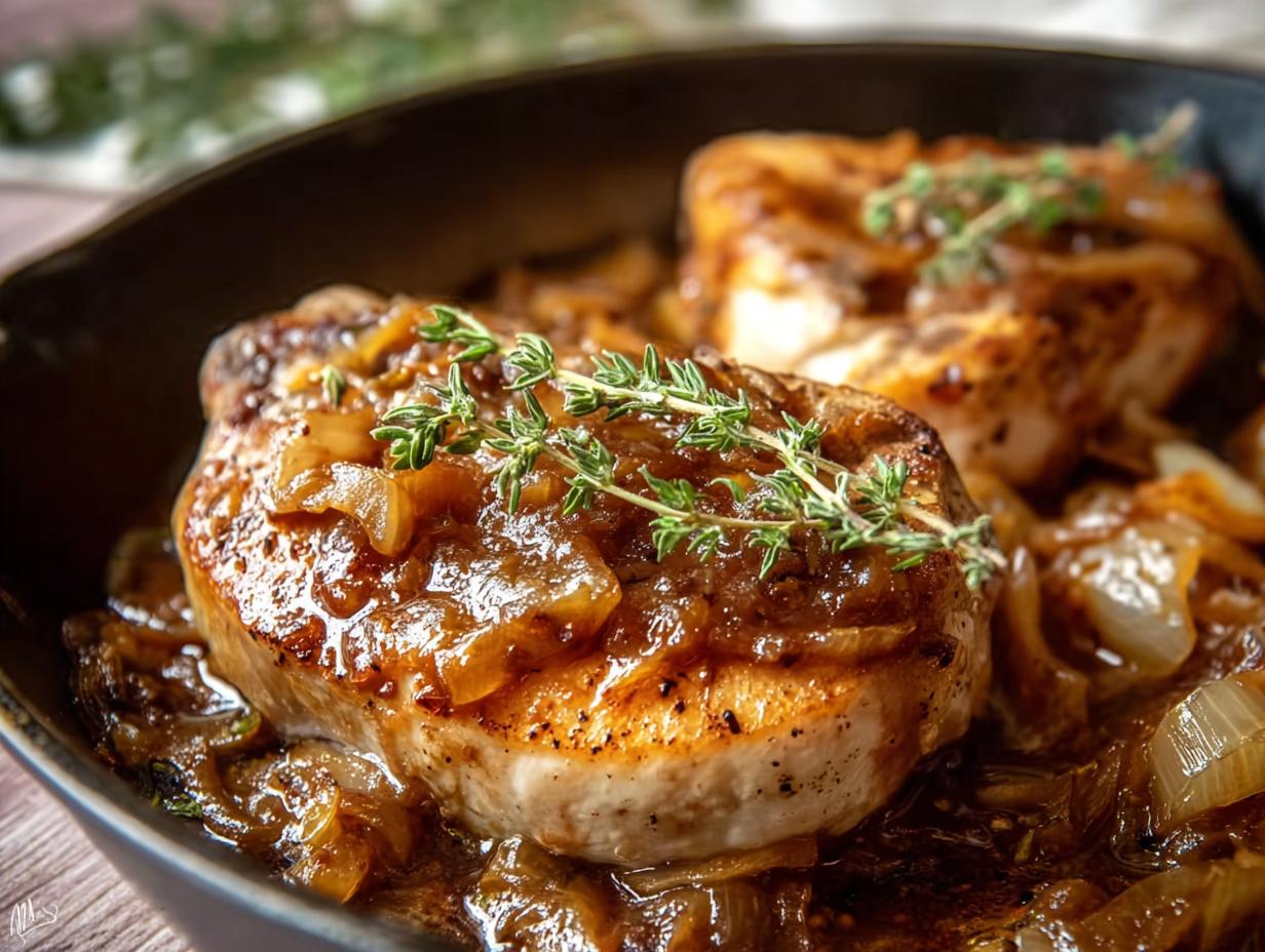 French Onion Pork Chops: 4 Amazing Tips - French Onion Pork Chops - additional detail