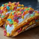 Fruity Pebbles Cheesecake Tacos: Pure Joy 4 Fruity Pebbles Cheesecake Tacos