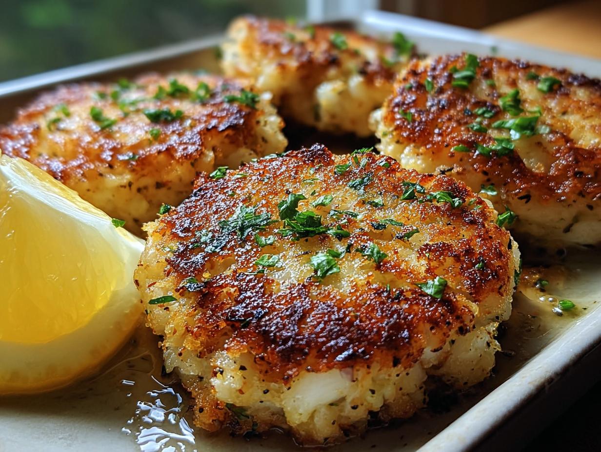 Golden Crispy Crab Cakes Amazing Recipe - Golden Crispy Crab Cakes - additional detail