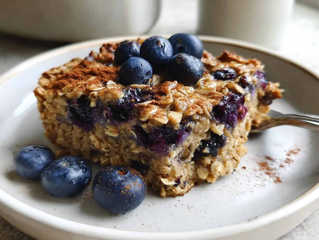 Best Healthy Blueberry Baked Oatmeal: Enjoy 1 - Healthy Blueberry Baked Oatmeal - additional detail
