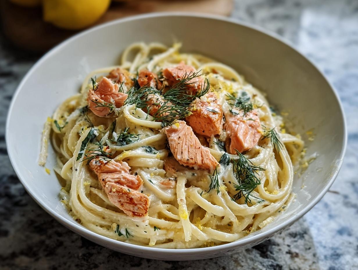 Lemon Dill Salmon Pasta: Amazing 30-Min Meal - Lemon Dill Salmon Pasta - additional detail