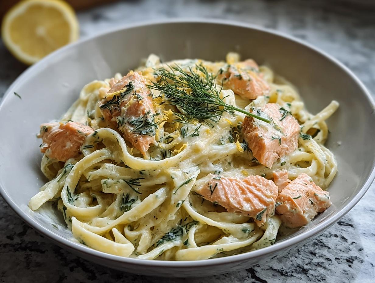 Lemon Dill Salmon Pasta: Amazing 30-Min Meal - Lemon Dill Salmon Pasta - additional detail