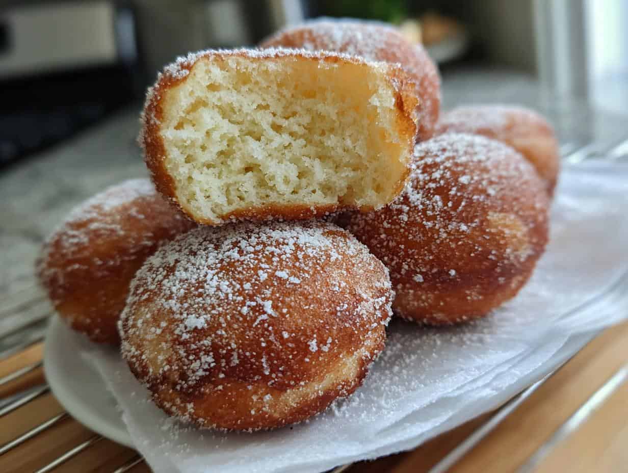 Light Fluffy Sourdough Discard Donuts: Amazing Flavor - Light Fluffy Sourdough Discard - additional detail