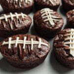 Mini Football Brownies: Delicious Game Day Treat 4 Mini Football Brownies