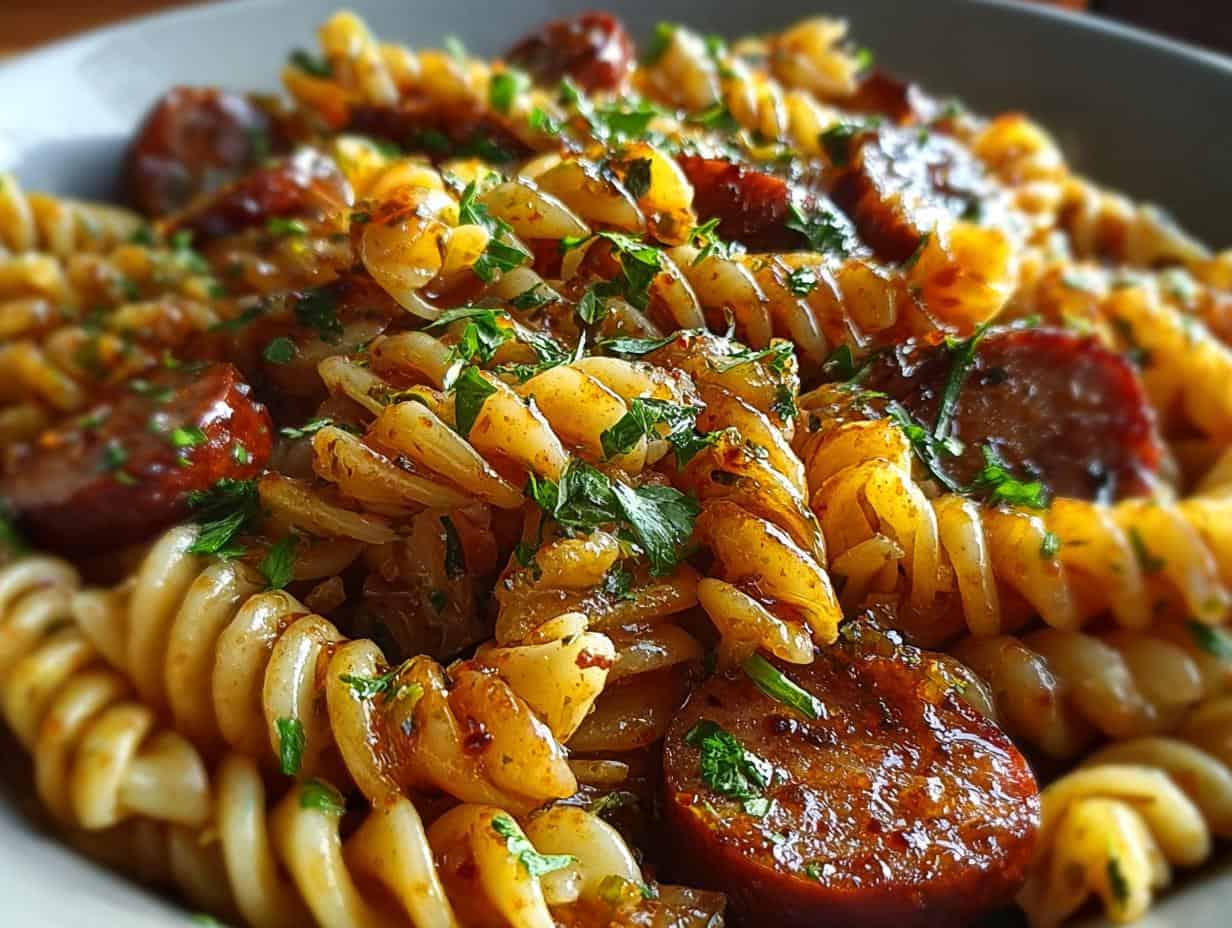 One Skillet Spicy Honey: Quick, Delicious Pasta - One Skillet Spicy Honey - additional detail
