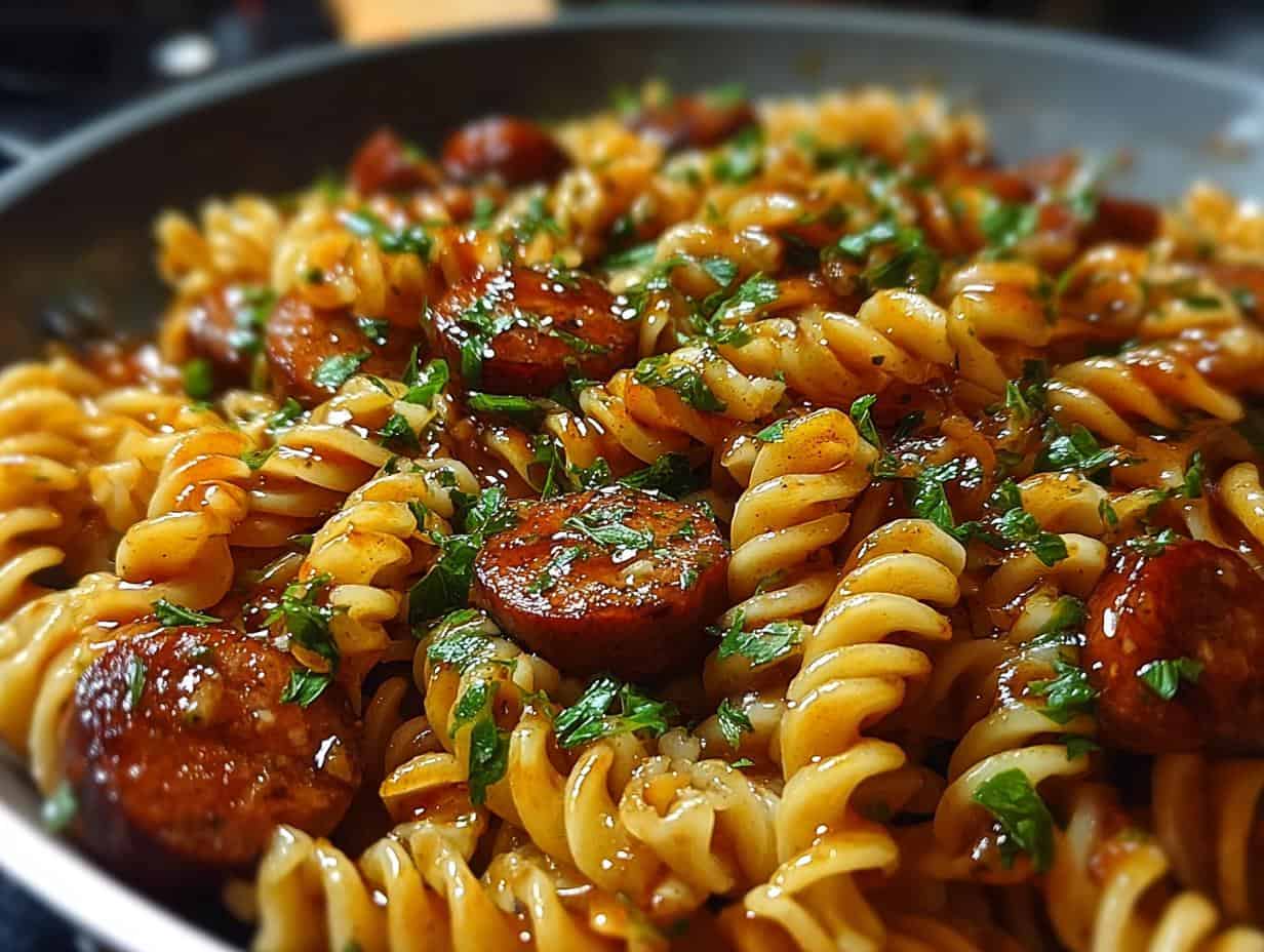One Skillet Spicy Honey: Quick, Delicious Pasta - One Skillet Spicy Honey - additional detail