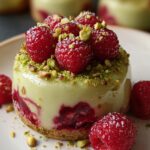 Pistachio Raspberry Cheesecake Domes: Easy 30 Min Recipe 5 Pistachio Raspberry Cheesecake Domes