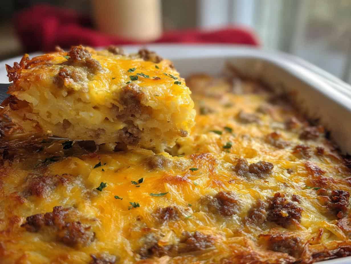 Sausage Hash Brown Breakfast: 1 Amazing Dish - Sausage Hash Brown Breakfast - additional detail