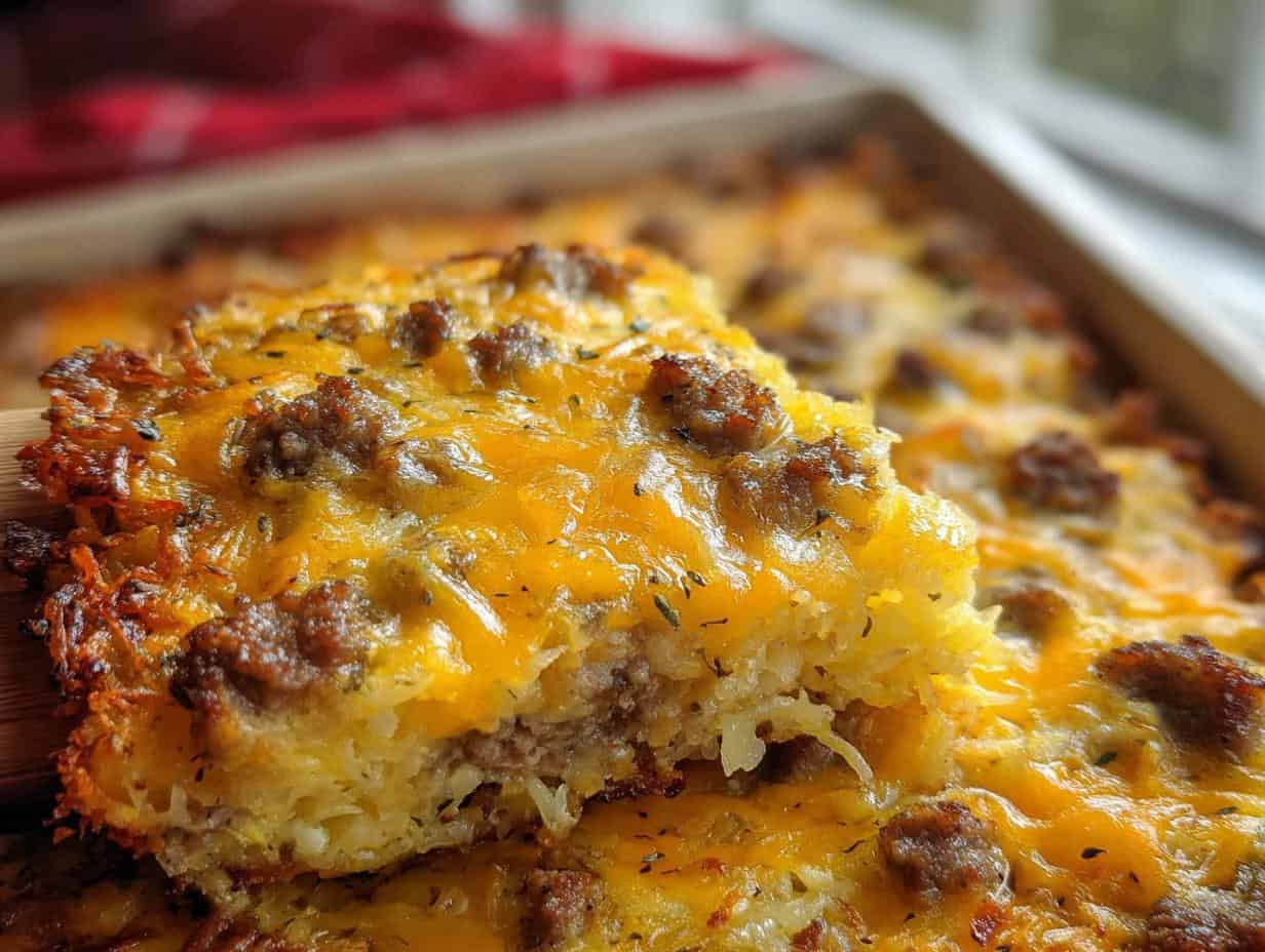 Sausage Hash Brown Breakfast: 1 Amazing Dish - Sausage Hash Brown Breakfast - additional detail