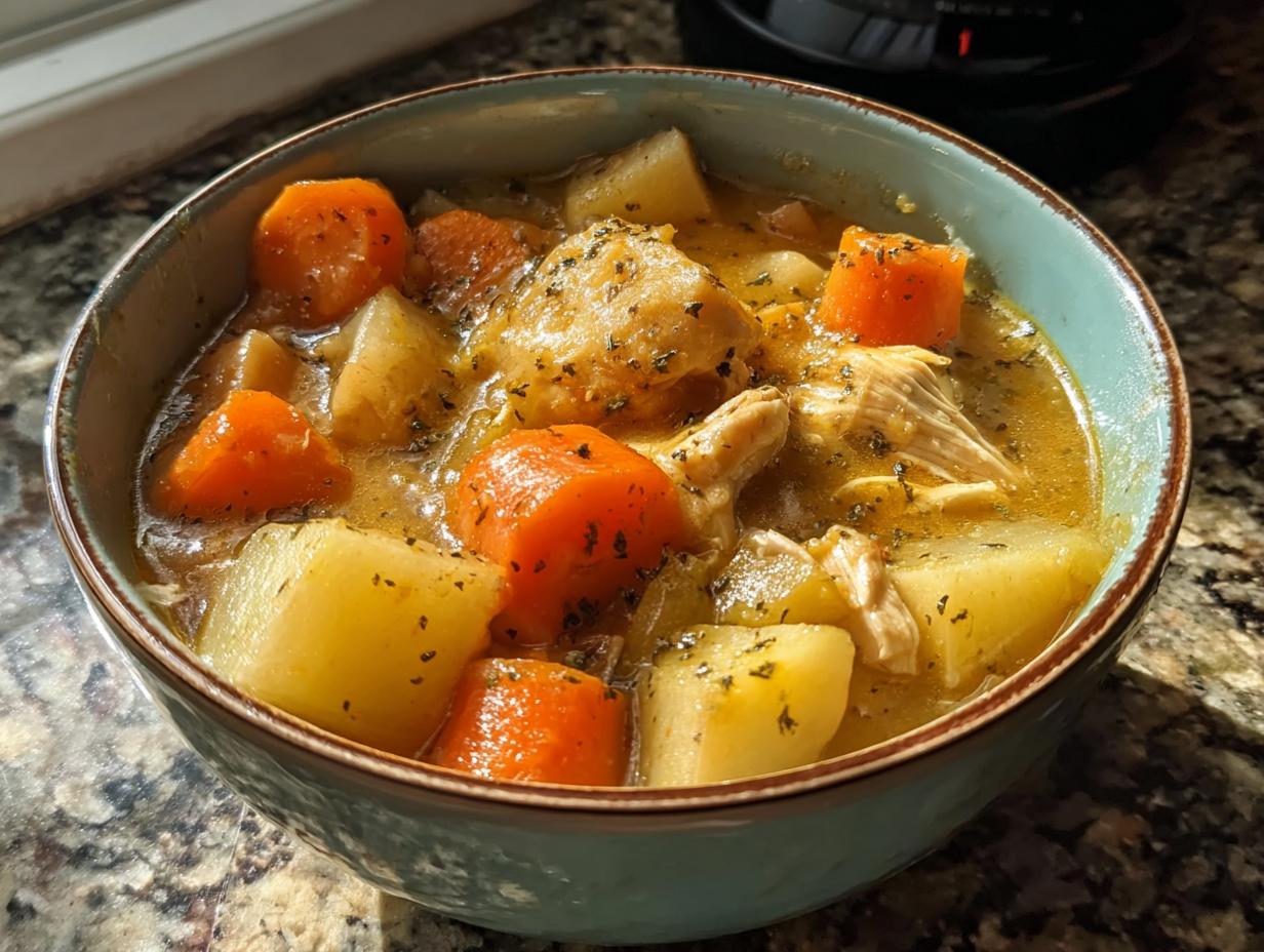 Slow Cooker Chicken Stew: 7-Hr Cozy Meal - Slow Cooker Chicken Stew - additional detail