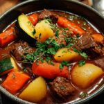 Slow Cooker Summer Beef: Tender 7-Hour Meal 4 Slow Cooker Summer Beef