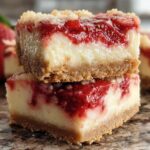 Perfect Strawberry Cheesecake Bars in 30 Min 6 Strawberry Cheesecake Bars