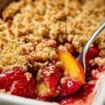 Strawberry Peach Crisp: 1 Amazing Summer Treat 4 Strawberry Peach Crisp