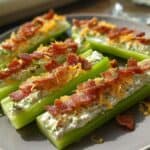 Stuffed Celery Bacon Herb: Easy 15-Min Appetizer 4 Stuffed Celery Bacon Herb