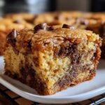 Chocolate Chip Blondies Step