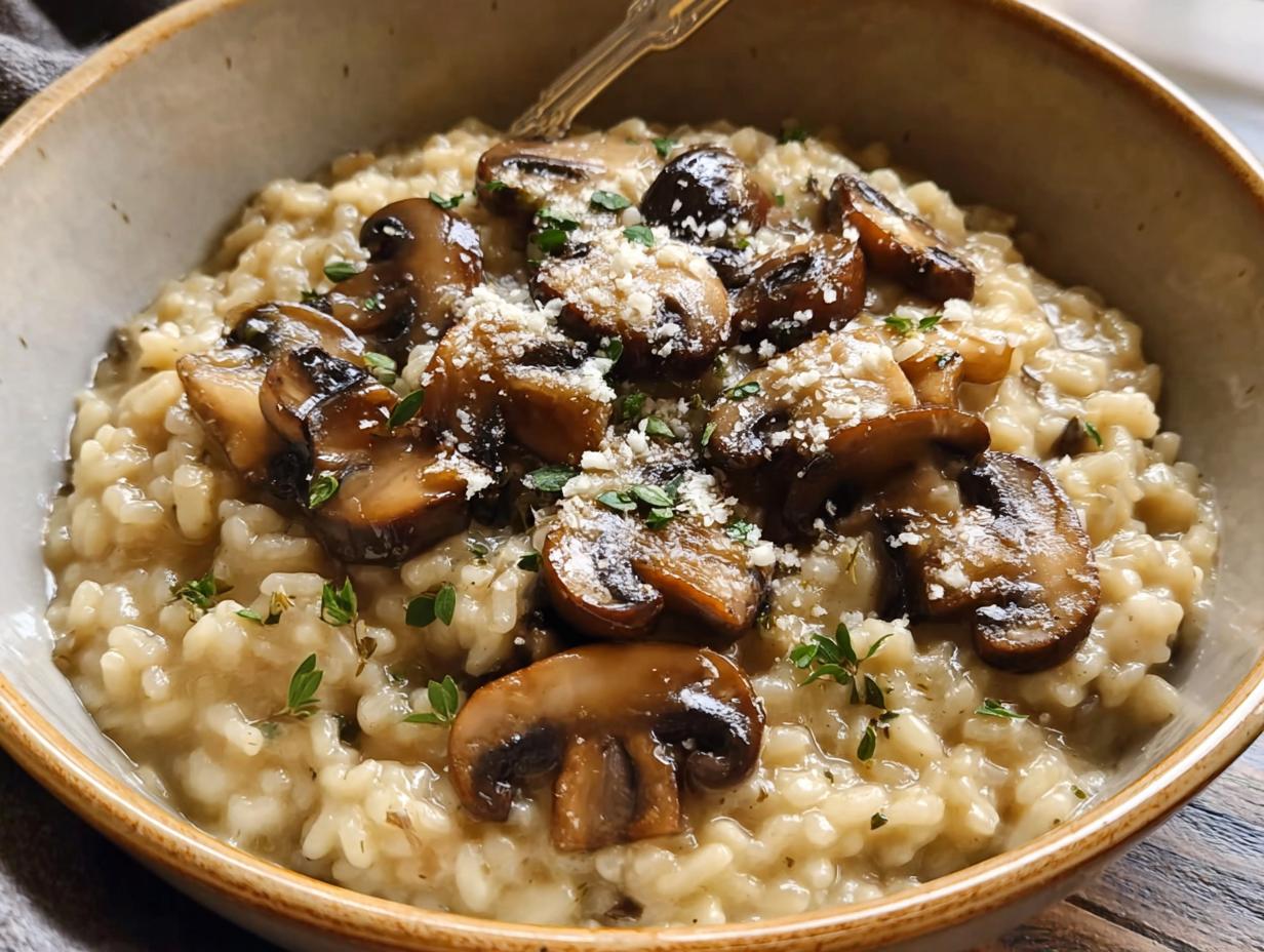 Creamy Mushroom Risotto