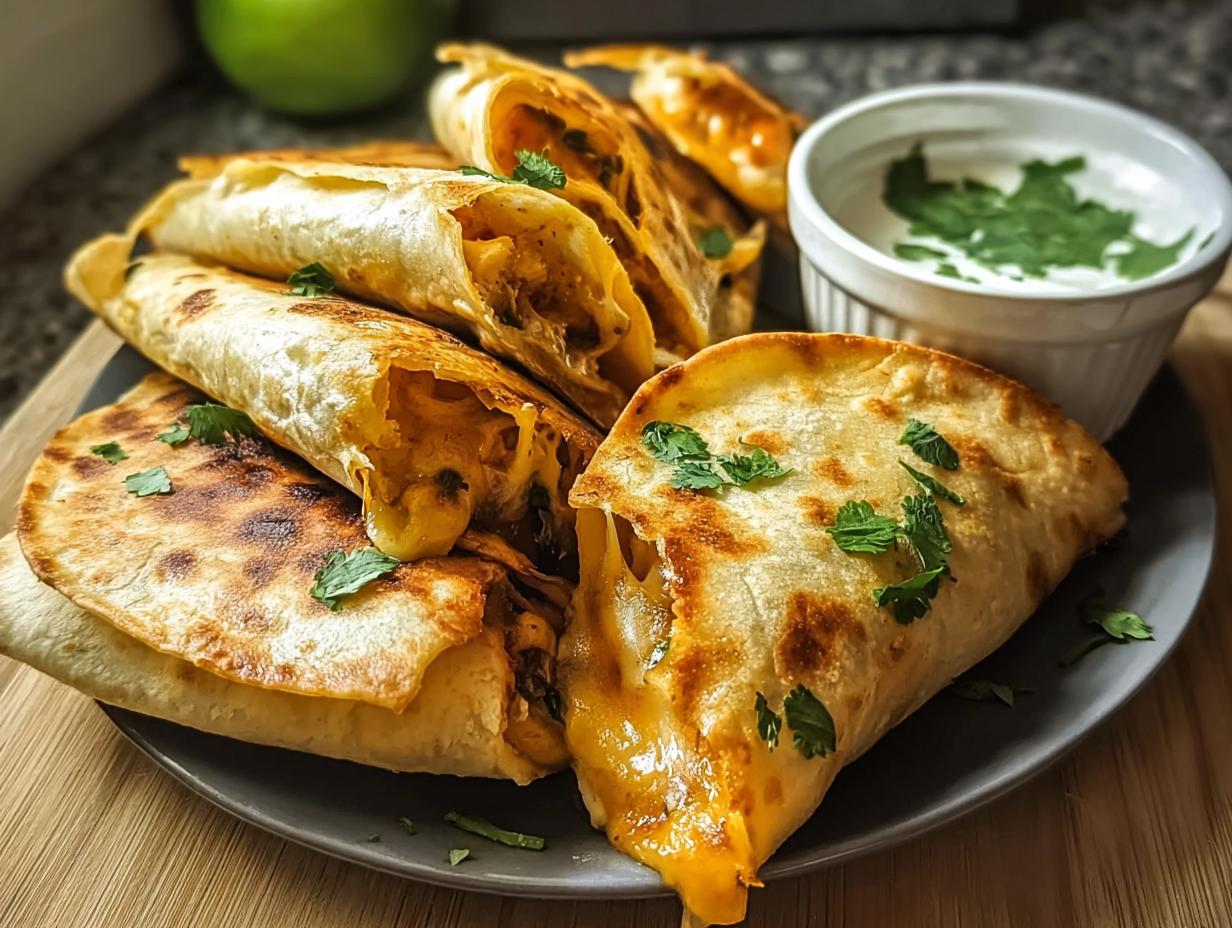Mini Party Poblano Quesadillas