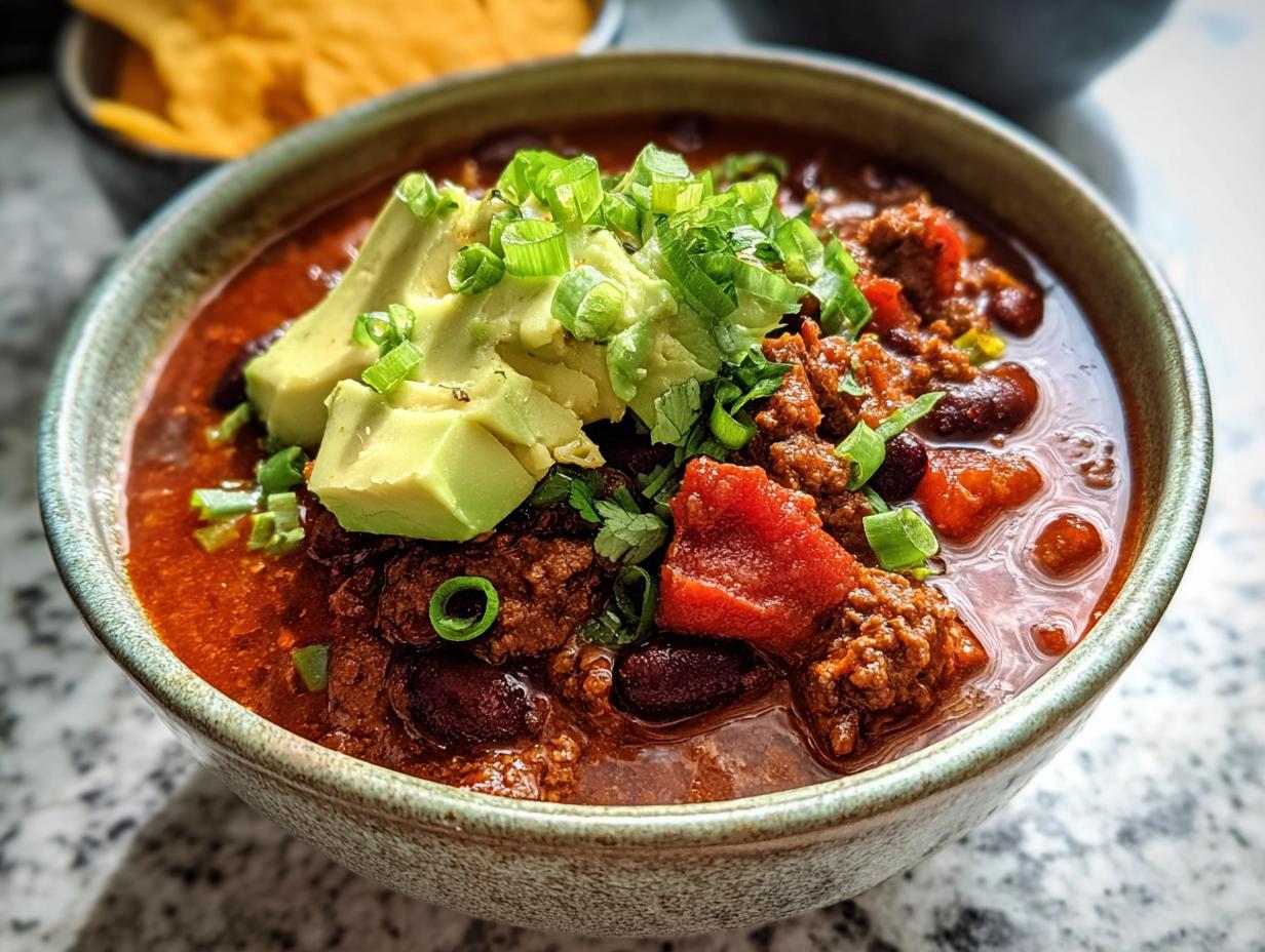 Amazing Bison Chili: 1 Delicious Recipe - Bison Chili - additional detail