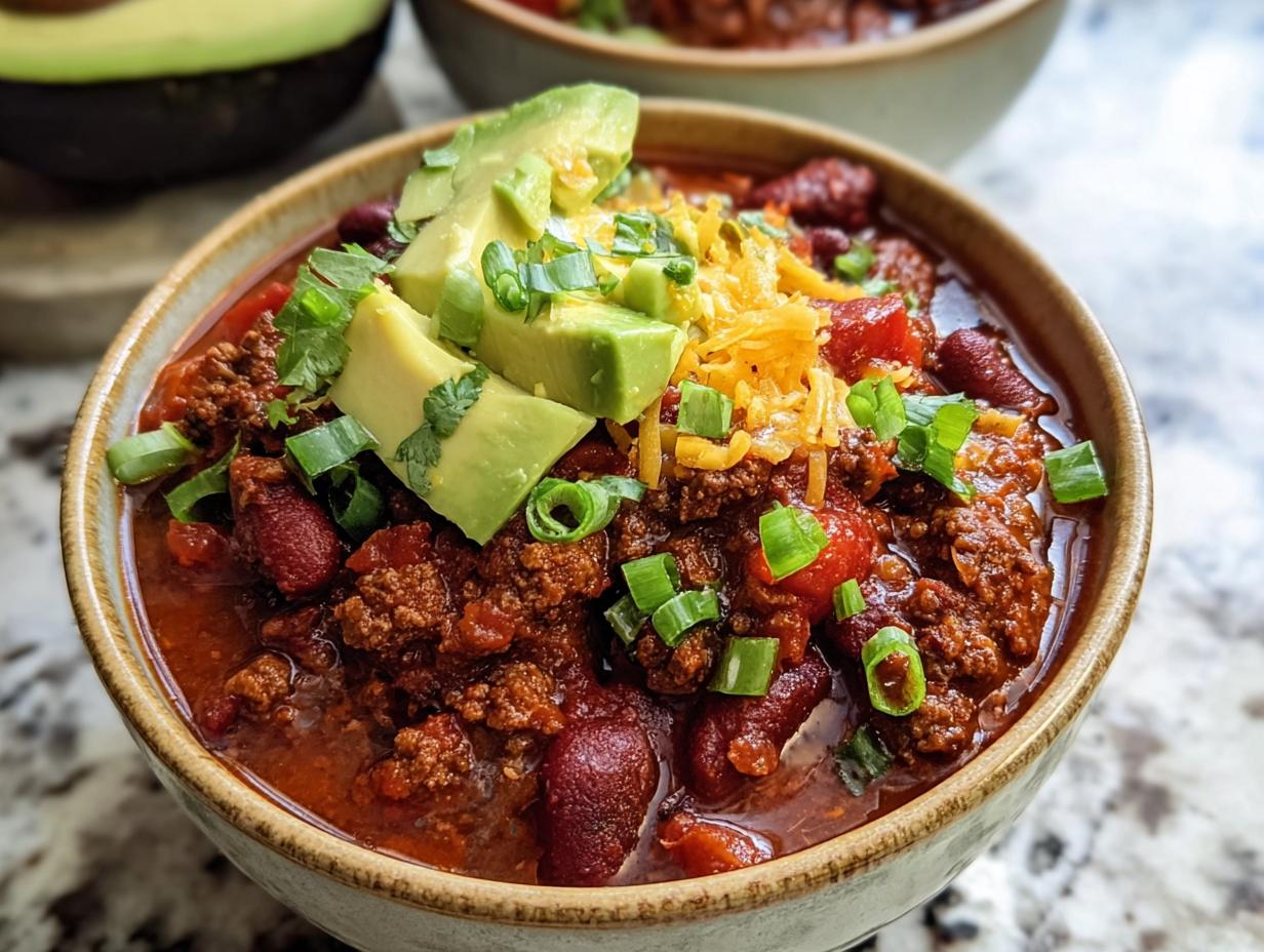 Amazing Bison Chili: 1 Delicious Recipe