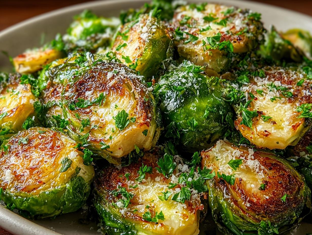 Amazing Garlic Butter Roasted Brussels - 4 Stars - Garlic Butter Roasted Brussels - additional detail